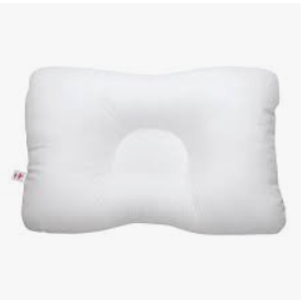 Best pillow for the neck with center core removed. This keeps the head in neutral with slight extension when on the back. It also keeps the head situated forward without falling off to one side. Chiropractor Fredericksburg.